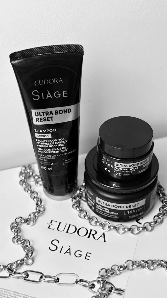 Produtos Eudora Siàge apresentados por Marília em campanha